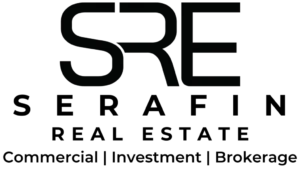 Serafin Real Estate logo, Northern Virginia commercial real estate brokerage.