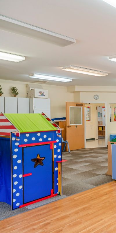 Purpose-built early education center classroom